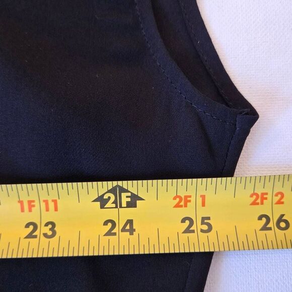 Vince Womens Black V Neck Off Shoulder Silk Blouse Size Small - Picture 7 of 9